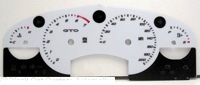 04-05 Pontiac GTO LS1 White Gauge Face